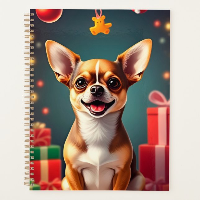 Agenda Perro Chihuahua sonriente (Anverso)