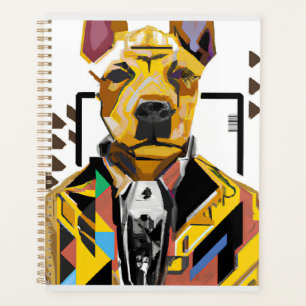 Agenda Perro con traje: Arte digital