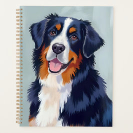 Agenda Perro de montaña bernés | Mascota de acuarela