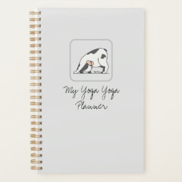 Agenda Perro de Yoga Cuto Personalizado Para Perro Y Aman
