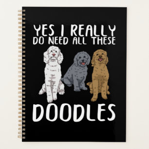 Agenda Perro Doodle Mamá Regala Papá Labradoodle Doodle