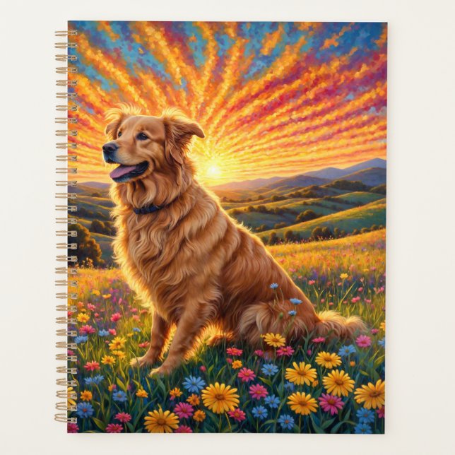 Agenda Perro Golden Retriever (Anverso)