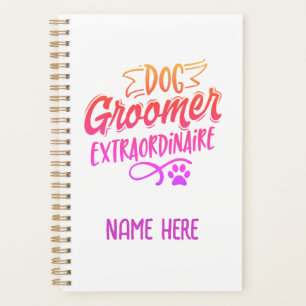 Agenda Perro Groomer Extraordinario Personalizado