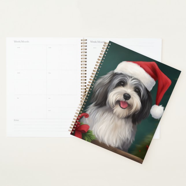 Agenda Perro Havanés en Navidad con Nieve (Demostración)