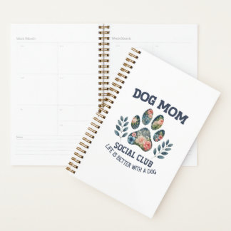 Agenda Perro Mom Paw Floral