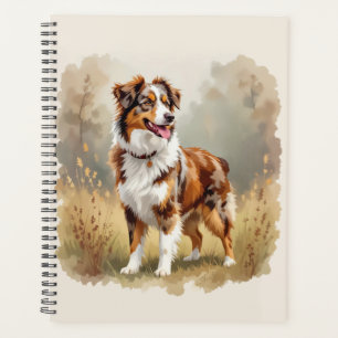 Agenda Perro Pastor Australiano Merle Rojo Aussie