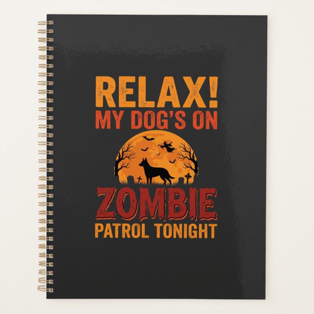 Agenda Perro Patrulla Zombie Halloween (Anverso)