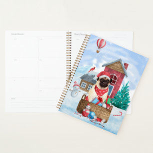 Agenda Perro picado en la casa de perros de Navidades de