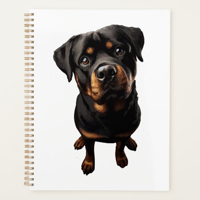 Agenda perro rottweiler (Anverso)
