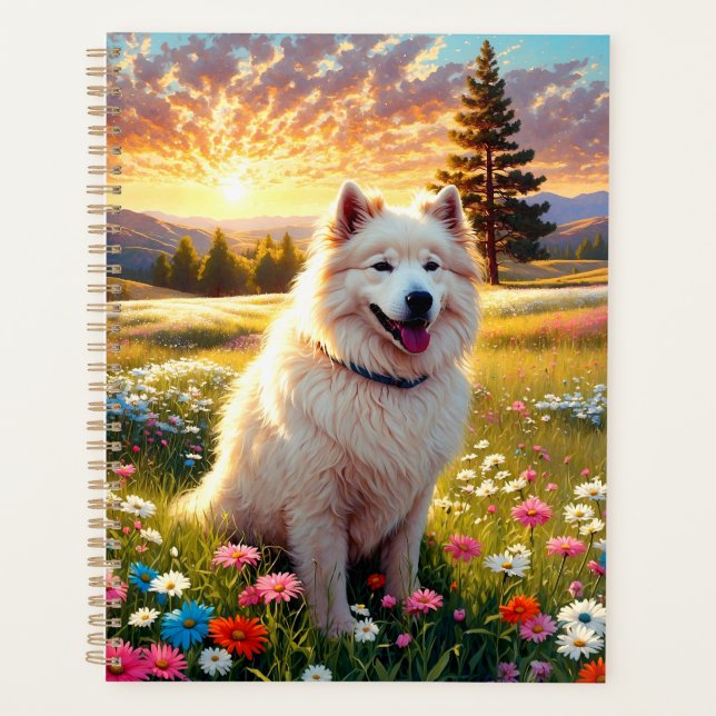 Agenda Perro Samoyedo   (Anverso)
