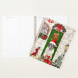 Agenda Perro San Bernardo Navidad