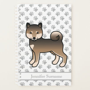 Agenda Perro Shiba Inu Lindo De Sésamo Y Patas & Texto