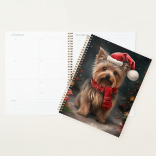 Agenda Perro Terrier de Yorkshire en Navidades de Nieve