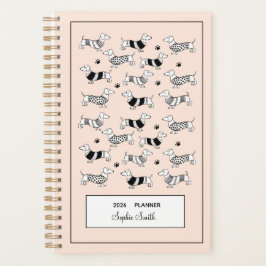Agenda Perros de Cute Dachshund, amantes de los perros 20
