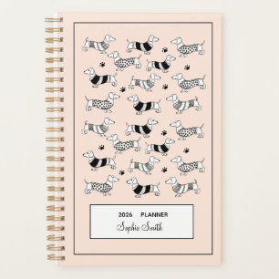 Agenda Perros de Cute Dachshund, amantes de los perros 20