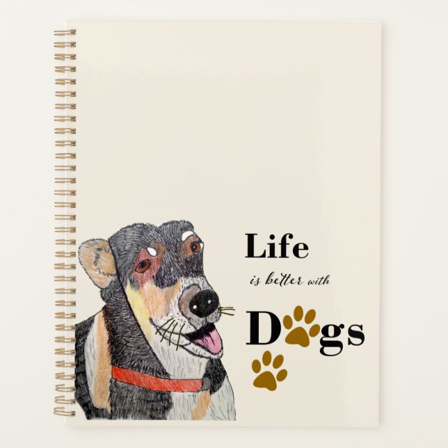 Agenda perros mascotas (Anverso)