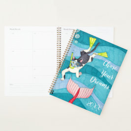 Agenda Perseguir tus sueños Scuba Kitty Cualquier cita