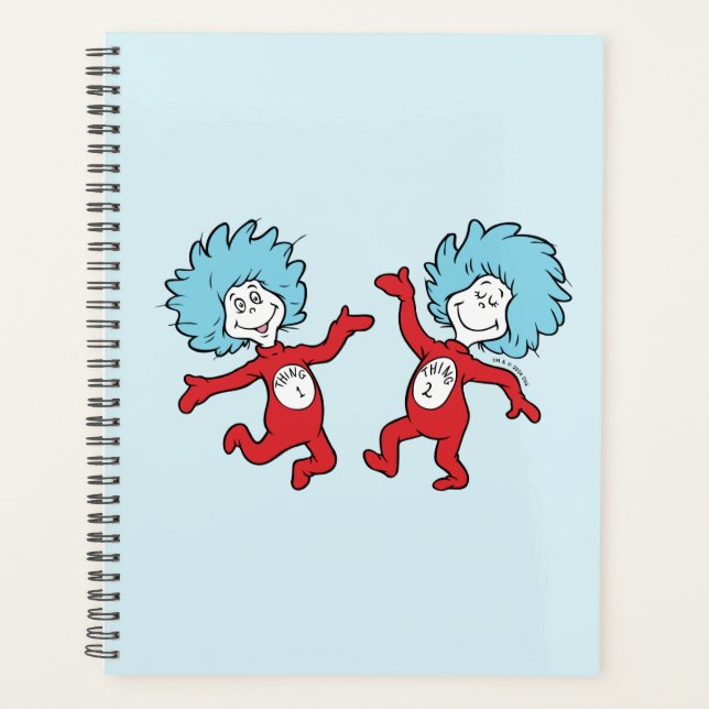 Agenda Personaje de Dr. Seuss Cosa 1 y Cosa 2 (Anverso)