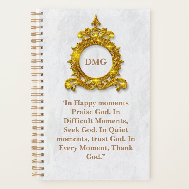 Agenda "Personalice su productividad con la planificación (Anverso)