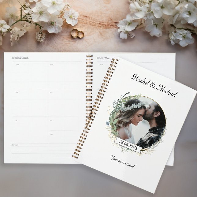 Agenda Personalisierbar Foto Hochzeit Planer (Subido por el creador)