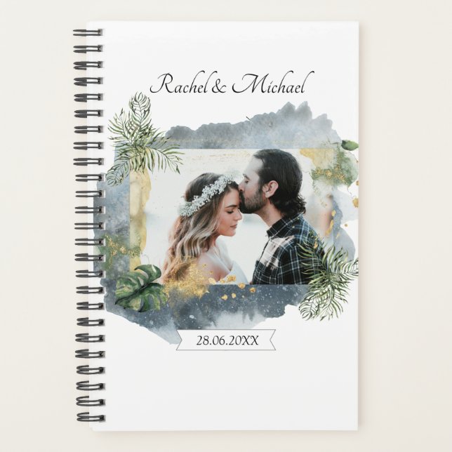 Agenda Personalisierbarer Foto Hochzeit (Anverso)