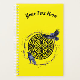 Agenda Personalizable con diseño celta con Raven