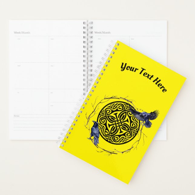 Agenda Personalizable con diseño celta con Raven (Demostración)