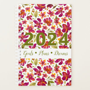 Agenda Personalizable Daphne Watercolor Floral 2024