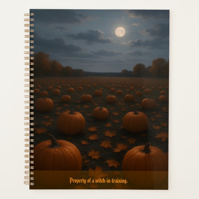 Agenda Personalizable divertido de Halloween (Anverso)