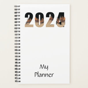 Agenda personalizable gráfico de Calendar Planner 2024
