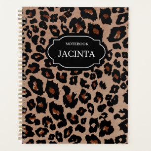 Agenda Personalizable IMPRESO DE JUNGLE LEOPARD Planner 1