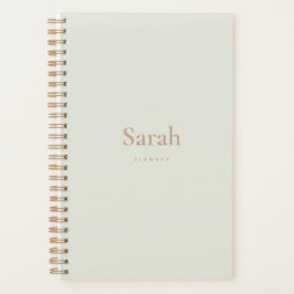 Agenda personalizable Minimalista de 2025