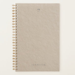 Agenda personalizable Minimalista de 2025