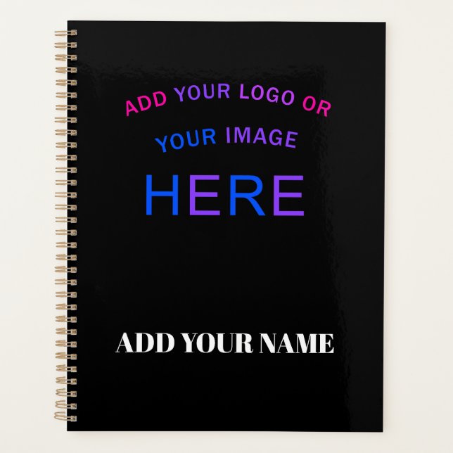 Agenda Personalizable moderno de promoción de la marca co (Anverso)