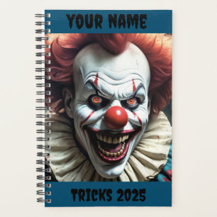 Agenda Personalizable - "Payaso aterrador"