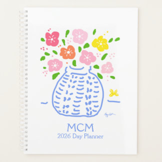 Agenda Personalizable Posy Vase Planner