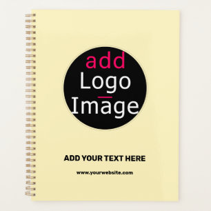 Agenda Personalizable profesional moderno Vanilla de nego