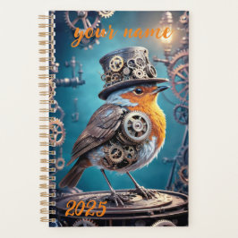 Agenda Personalizable - "Robin Steampunk"