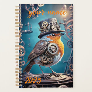 Agenda Personalizable - "Robin Steampunk"
