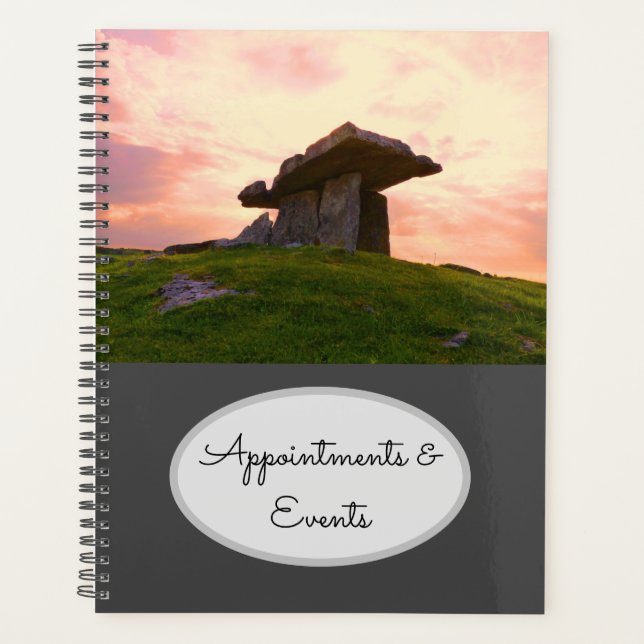 Agenda Personalizable Sunset County Clare Dolmen (Anverso)