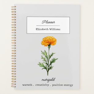 AGENDA PERSONALIZACIÓN DE LA FLORES DE NACIMIENTO MARIGOL