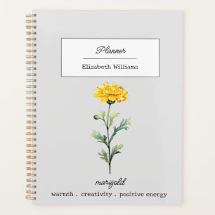 AGENDA PERSONALIZACIÓN DE LA FLORES DE NACIMIENTO MARIGOL