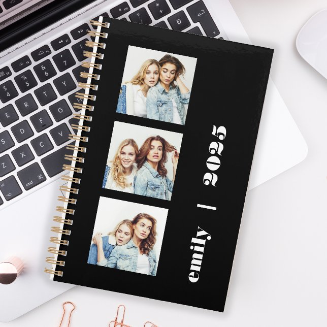 Agenda Personalizado 3-Photo Personalized Black White 202 (Subido por el creador)