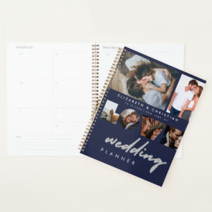 Agenda Personalizado 6 fotos Boda de escritura de amor az