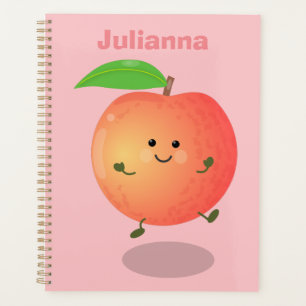 Agenda Personalizado amarillo de melocotón alegre