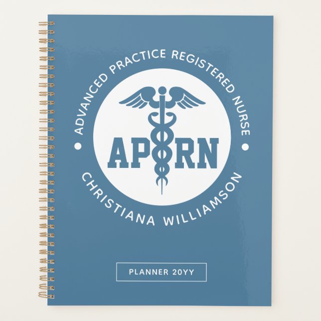 Agenda Personalizado APRN Enfermero registrado de práctic (Anverso)