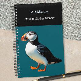 Agenda Personalizado Azul del Océano Atlántico de Aves Av