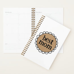 Agenda Personalizado BEST MOM Scalloprime Edge