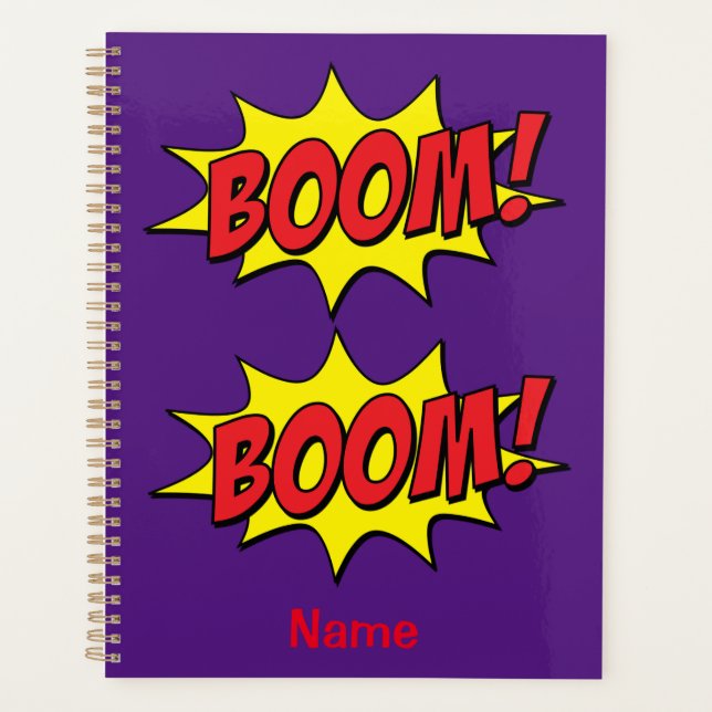 Agenda Personalizado Boom Thunder_Cove (Anverso)
