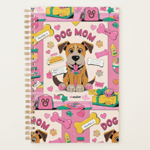 Agenda Personalizado Cachorro cachorro mamá en habitación